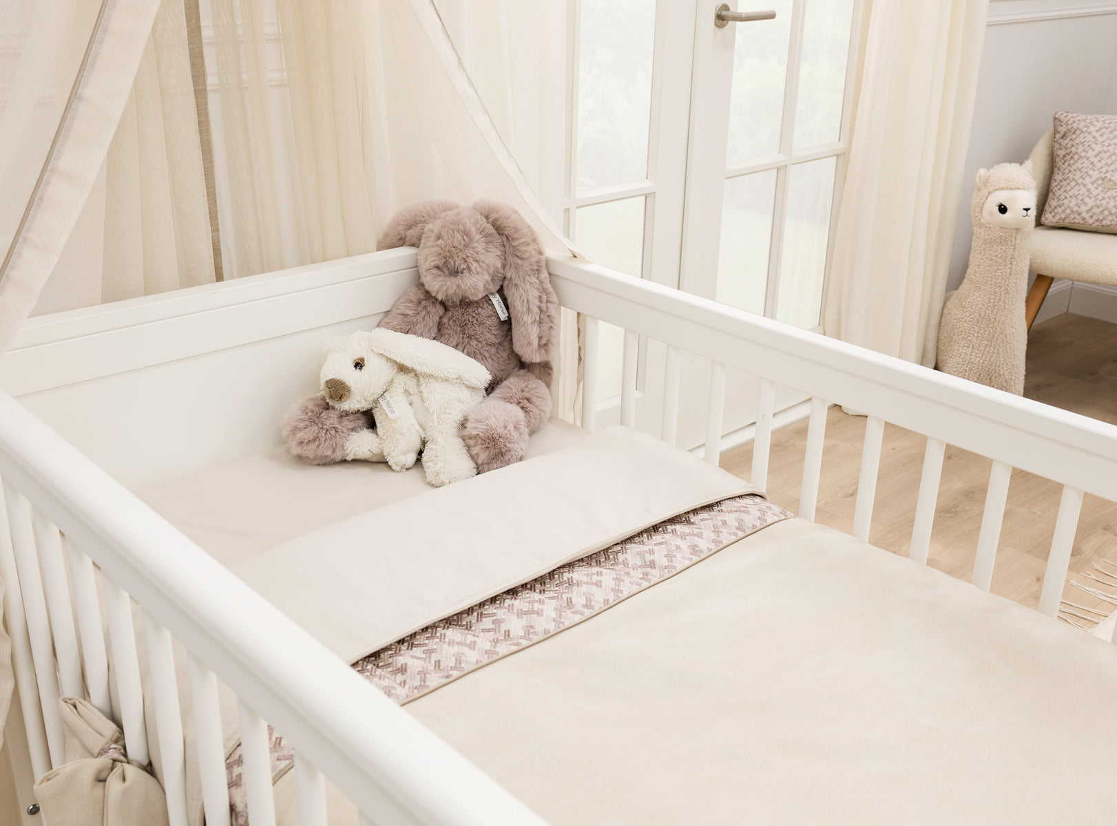 Deken  Bed  Suède Sand & Magnolia